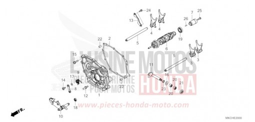 TAMBOUR DE CHANGEMENT/FOURCHETTE DE SELECTION GL1800M de 2021